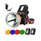 Green Red Headlamp for Fishing Super Bright Rechargeable Waterproof Outdoor Spotlight