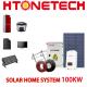Good Price Home 100kw Complete off Grid Solar Power Complete Inverter Generator Air Conditioner Panel S