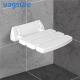 Eco Friendly Fixed On Wall Mounted Folding Shower Seat Comfortable For Space Saving