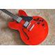 Factory supply Red G es335 electric jazz guitar semi-hollow arched top ES 335 jazz guitar