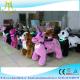 Hansel battery coin operated kids rides amusement machine amusement park equipment plush electric horse toy for sales