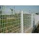 Hot Dipped Galvanized PVC Coated Wire Mesh , BRC Roll Top Wire Fence