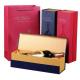 Glossy Lamination Custom Wine Shipping Boxes Eco Friendly Cardboard Clamshell Packaging