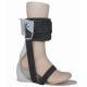 White Orthopedic Ankle Brace Ankle Foot Orthosis Support With Dual Strap