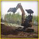 Water Cooling Mini Crawler Excavator 20kw 2T With Three Cylinder