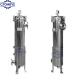 SS 304 316L 1 micron Single Bag Water Filter Type Stainless Filter Housing With Top In Bottom Out Flange DN50