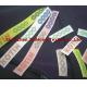 Clear / Transparent Hook And Loop Fastener Tapes Silk Screen Printing For Trademark