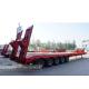 TITAN 4 Axle lowbed semi trailer 100 ton 120 tons low load trailers