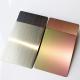 SUS 304 pvd coating colors Decorative SS Sheet for door handles brushed stainless steel finish