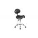 ISO13485 Φ480mm Dental Nurse Office Hospital Furniture Chairs Stool With Backrest