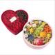 Offset Printing Cardboard Heart Shaped Flower Box Paper Packaging Gift Box For Flowers