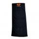 Wholesale customized 100% cotton embroidered logo black towel gym sports towel