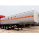 41000 Liters capacity fuel tank semi trailer , oil tank trailer