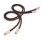ROHS RCA Digital Audio Cable SPDIF 3.5mm Gold Plated With Texture Knited Rope 5.1