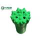 T45 102mm Button Drill Bit With Flat Face Threaded Drill Bit 45CrNiMoV Steel For Mining And Tunneling