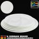 Ivory Decorative Porcelain Plates Luxurious 8 Medium Size Commercial Grade