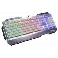 N-Keys Rollover Mechanical Gaming Keyboard Blue Switch Metal Panel Multimedia