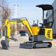 Multifunctional Toros Mini Excavator 1 Ton Micro Digger With Koop  Engine