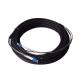 LC / FC / SC Armored Fiber Optic Patch Cord OM4 For Local Area Networks