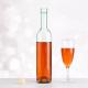 Body Material Glass 375ml 500ml 750ml Glass Bottle for Ice Wine Thin Bamboo Glass Bottle