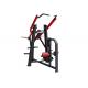 Free Weights Plate Loaded Lat Pulldown Machine Red Color For Gym Fitness Center