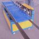 Galvanized Coil One Side Wall Panel Roll Forming Machine With 6 Stations