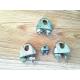 Various Color Rigging Hardware / Wire Rope Clips Zinc Galvanized Surface