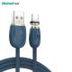 Stable Antiwear Magnetic USB Data Cable , Liquid Silicone Magnetic 360 Charging