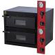 Stainless Steel Electric Pizza Bread Baking Oven PZ-02 Commercial Equipment 220-240V/50Hz-60Hz 8.4kw Power