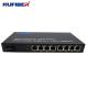 Rj45 UTP Fiber Ethernet Switch Media Converter 8 Port For IP Access Fiber Ethernet Switch
