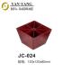 dark red decorative furniture legs injection high strength plastic sofa legs JC-024