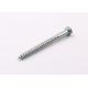 Interior Decoration Mild Steel Wood Screws Galvanized DIN571 With Hex Head