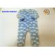 Washable Baby Pram Suit Snap Closure Long Sleeve Letter OH Footies Coverall