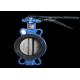 Cast Iron Pinless Wafer Butterfly Valve 1.0/1.6 Mpa Pressure Handle Power