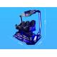 Acrylic VR Arcade Machine , 3 Seats 9d Vr Chair With Strong Joysticks