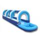 Outdoor kids parties blow up inflatable water slip and slide with pool
