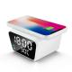 High Efficiency Alarm Clock Qi Charger , Compatible Wireless Charging Alarm