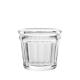 ODM Round Clear Glass Candle Holders 7.8x6.8cm for Home Decor