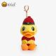 Cute Duck Cotton Plush Toys Keychain For Collection OEM ODM