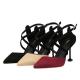 ZM038 A857-5 Summer 2020 New Cross Strap Ladies High Heel Sandals Cat Heel Women Sexy Single Shoes Wholesale
