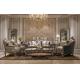 Elegant Wood Luxury Carved European Living Room Furniture Set