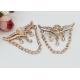 Corrosion Resistant Customized Shoe Accessories Chains For Gifts Shoe , Ladies