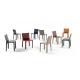 Mario Bellini  Fiberglass Dining Chair For Living Room / Dinning Room