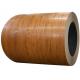 0.40*1250mm Golden Oak Wooden ppgi rolls Multi Gloss 3D Wood Woodlike Printeched PPGI/PPGL