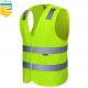 Non - Toxic Yellow Reflective Vest Breathe Freely Suit For High Temperature Place