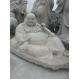 Carved stone granite buddha statues