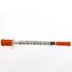 1 Ml 0.5ml Insulin Medical Disposable Syringe With Needle 100U 50U