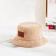 58cm  Warm Winter Plush Faux Mink Fur Bucket Hat