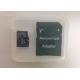 Plastic Micro SD Card Case With SD Adapter , Strong PP Box Packaging For Memory Card