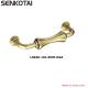 Curved Bar Cabinet Pull - brass Furniture  Handle for Kitchen Cupboard Door, Bedroom Dresser Drawer, Wardrobe